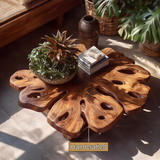 Monstera Live Edge Solid Wood Coffee Table