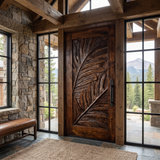 Monterra Handcrafted Solid Wood Single Door