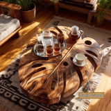 Monthera Live Edge Solid Wood Coffee Table