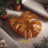 Monvera Live Edge Solid Wood Coffee Table
