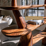 Mycelith Sculpted Solid Wood Mushroom Bookshelf