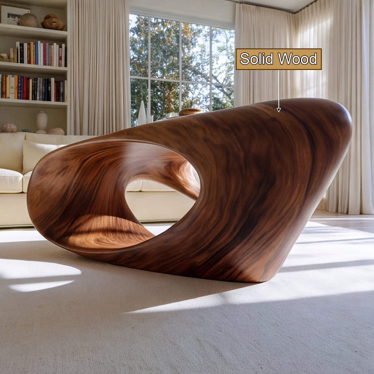 Norellan Handcrafted Solid Wood Coffee Table SPA240463 - Timberustic Coffee Table