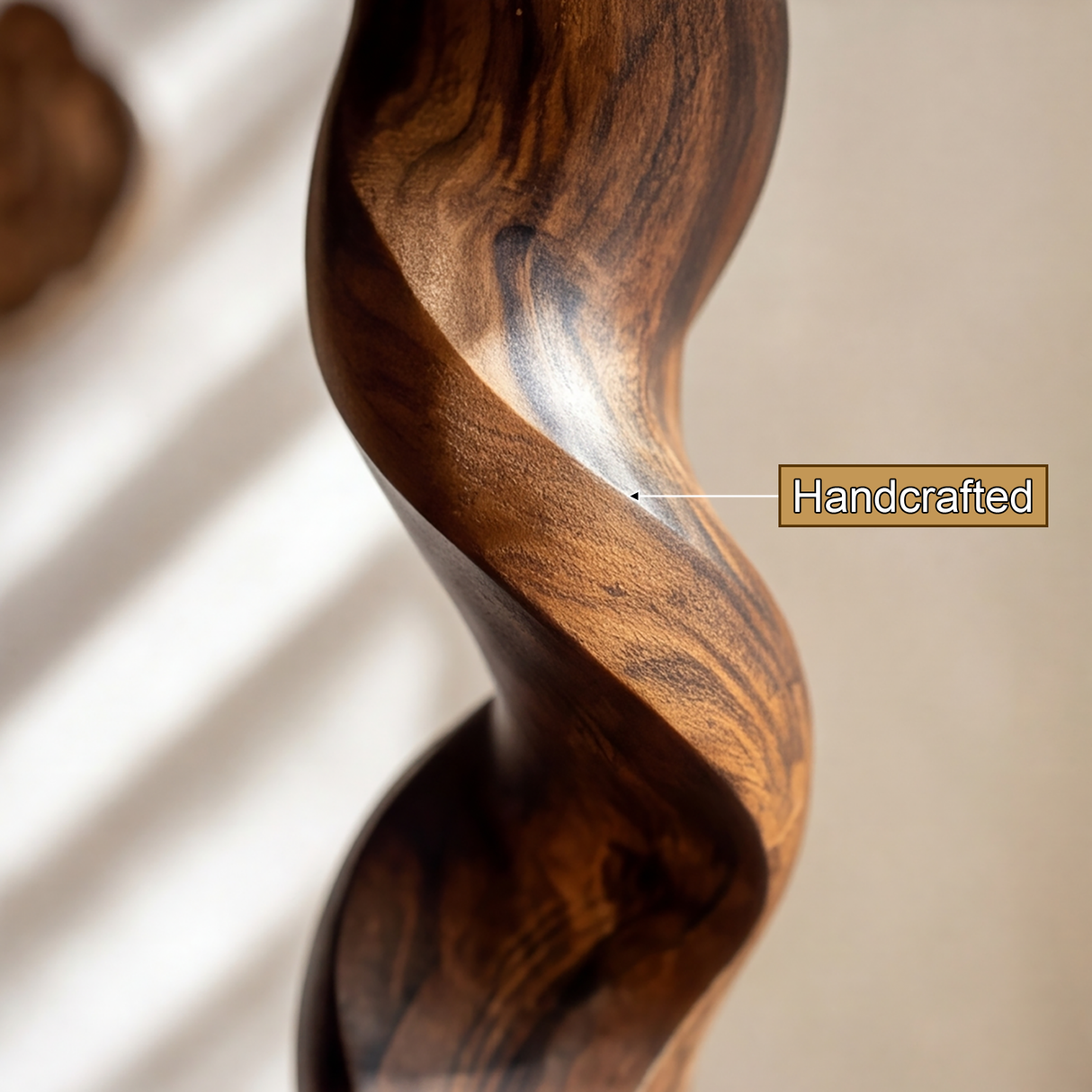 Norvyn Solid Wood Pedestal Stand