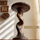 Norvyn Solid Wood Pedestal Stand