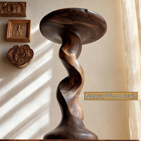 Norvyn Solid Wood Pedestal Stand - Timberustic Pedestal Stand