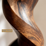 Norvyn Solid Wood Pedestal Stand
