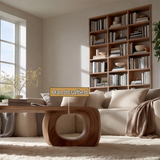 Novera Sculpted Solid Wood Coffee Table SPA267980 - TimbeRustic Coffee Table