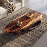 Noverra Sculpted Solid Wood Coffee Table SPA524812 - TimbeRustic Coffee Table
