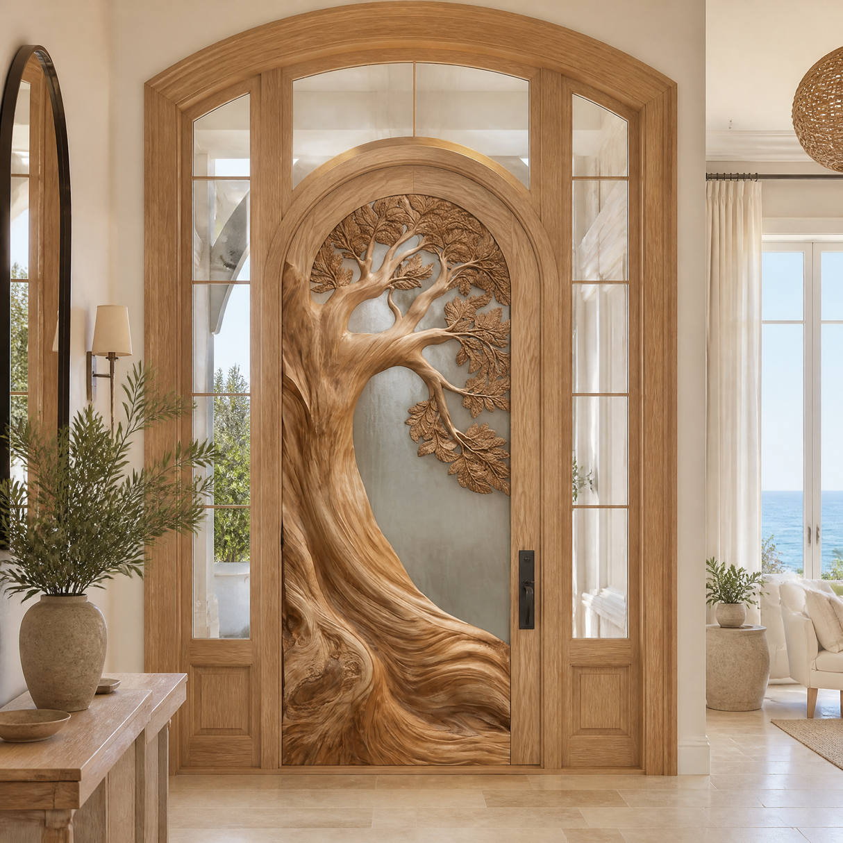Oakhollow Handcrafted Solid Wood Single Door