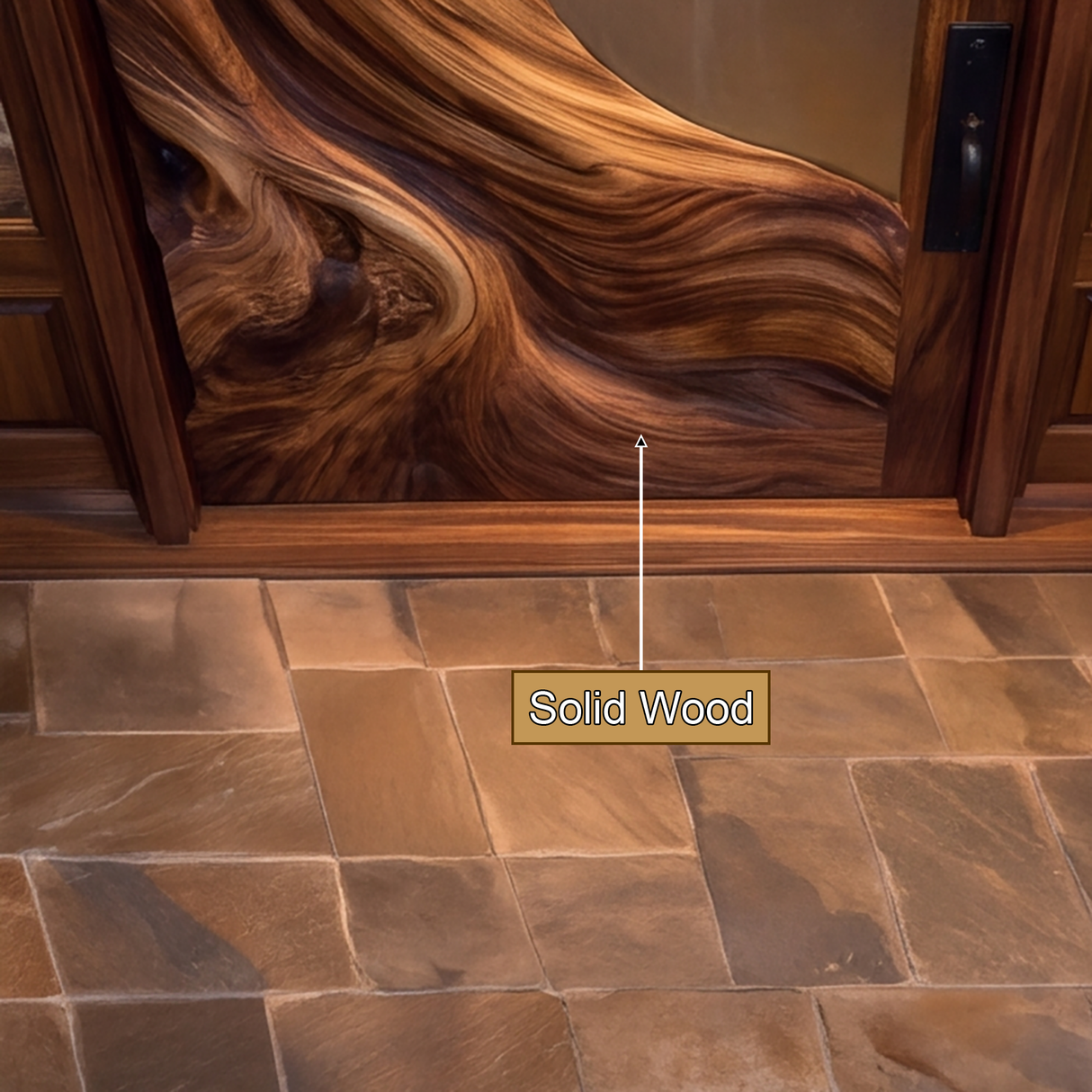 Oakhollow Handcrafted Solid Wood Single Door