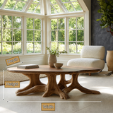 Olivareth Handcrafted Solid Wood Coffee Table