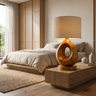 Orivana Handcrafted Solid Wood Table Lamp SPA263432 Teak - Timberustic Table Lamp