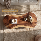 Orivane Sculpted Solid Wood Coffee Table - TimbeRustic Coffee Table