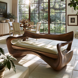 Orivane Sculpted Solid Wood Sofa