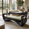 Orivane Sculpted Solid Wood Sofa