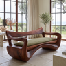Orivane Sculpted Solid Wood Sofa