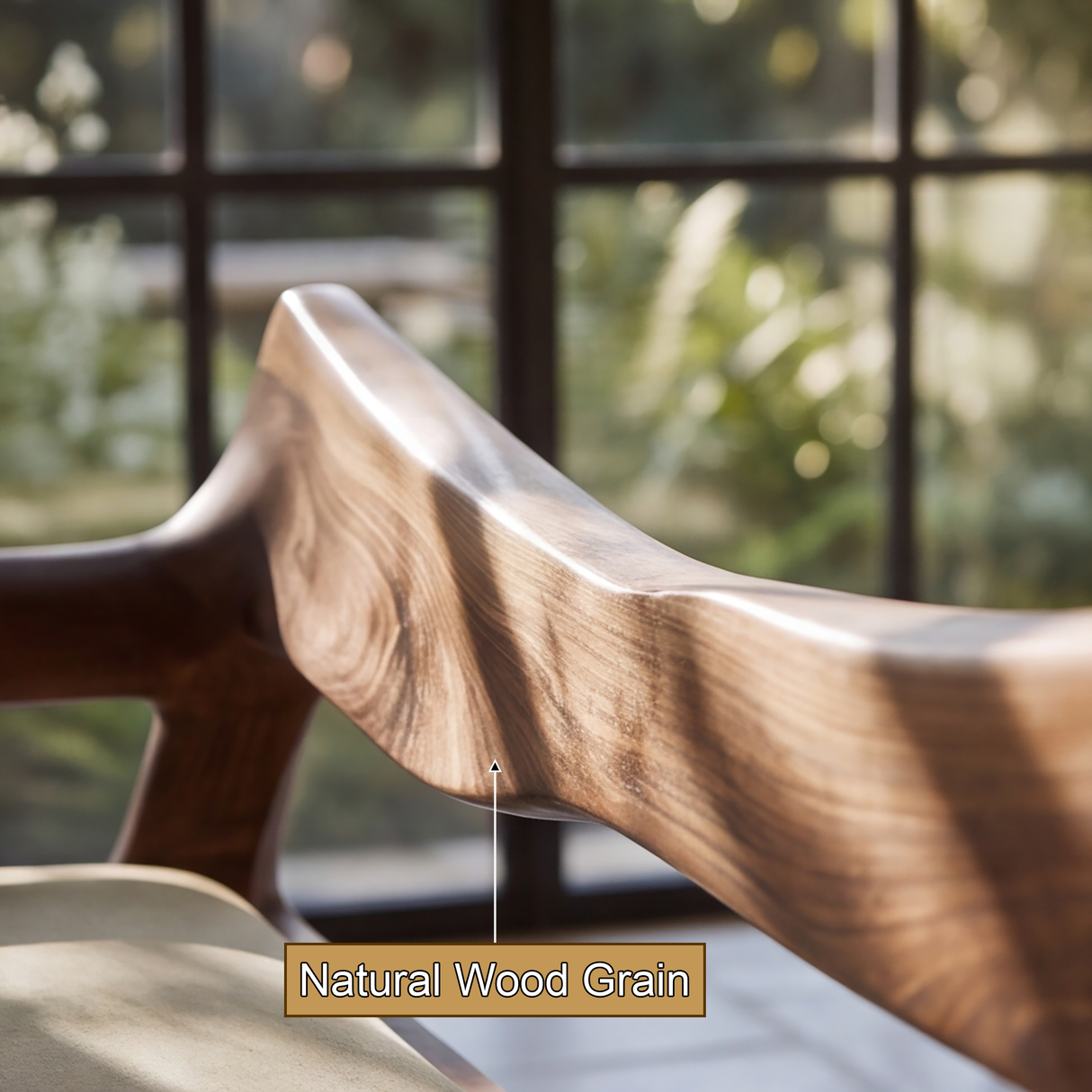Orivane Sculpted Solid Wood Sofa