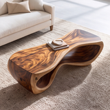 Orivelle Sculpted Solid Wood Coffee Table SPA144058 - Timberustic Coffee Table