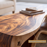 Orivelle Sculpted Solid Wood Coffee Table SPA144058 - Timberustic Coffee Table