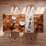 Orlendor Live Edge Solid Wood Dining Table - Timberustic Dining Table