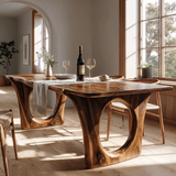 Orlendor Live Edge Solid Wood Dining Table - Timberustic Dining Table