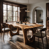 Orlendor Live Edge Solid Wood Dining Table - Timberustic Dining Table