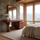Orlienne Solid Wood Cosmetic Table