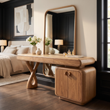 Orlienne Solid Wood Cosmetic Table