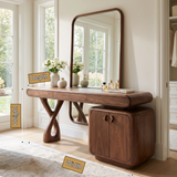 Orlienne Solid Wood Cosmetic Table