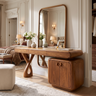Orlienne Solid Wood Cosmetic Table