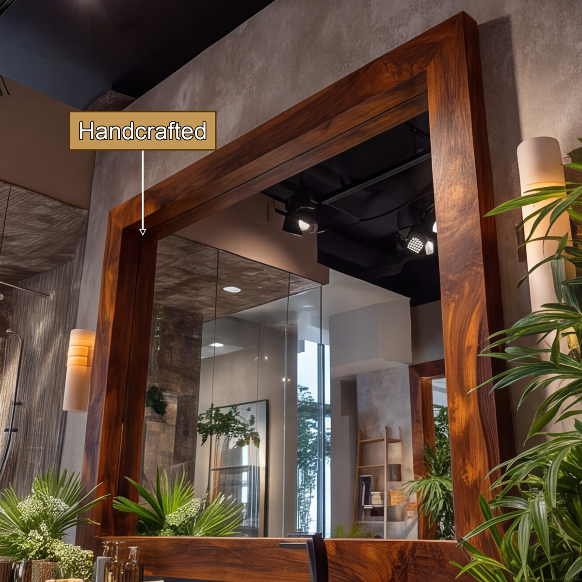 Orvanta Solid Wood Mirror Frame - Timberustic Mirror