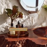Orvath Sculpted Live Edge Solid Wood Floating Bathroom Vanity with Integrated Sink - Timberustic Floating Bathroom Vanity with Integrated Sink
