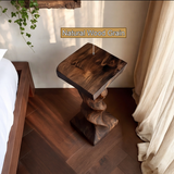 Orvella Solid Wood Pedestal Stand