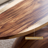 Oryndale Sculpted Solid Wood Coffee Table SPA248424 - TimbeRustic Coffee Table