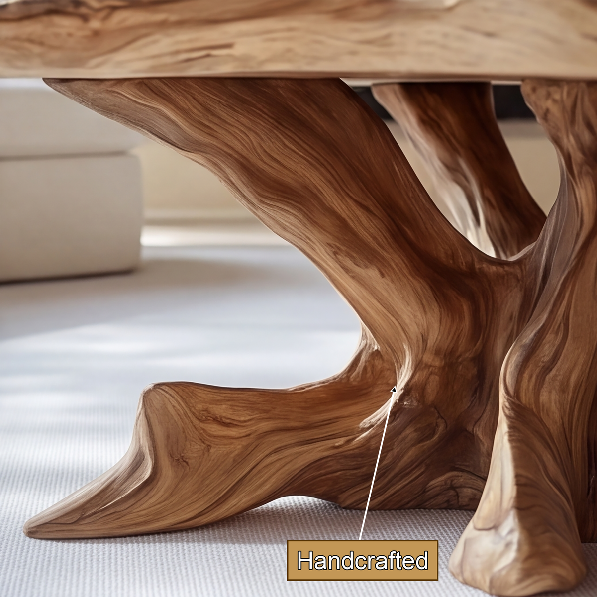 Orynelle Handcrafted Solid Wood Coffee Table