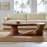 Orynvale Sculpted Solid Wood Coffee Table SPA925753 - TimbeRustic Coffee Table