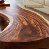 Orynvale Sculpted Solid Wood Coffee Table SPA925753 - TimbeRustic Coffee Table