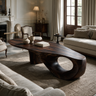 Raventhorn Handcrafted Solid Wood Coffee Table Dark Walnut - TimbeRustic Coffee Table