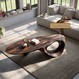Raventhorn Handcrafted Solid Wood Coffee Table - TimbeRustic Coffee Table