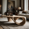 Raventhorn Handcrafted Solid Wood Coffee Table Natural Oak - TimbeRustic Coffee Table