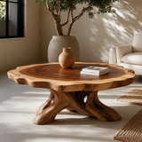 Roothaven Live Edge Solid Wood Coffee Table