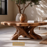 Roothaven Live Edge Solid Wood Coffee Table