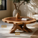 Roothaven Live Edge Solid Wood Coffee Table