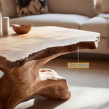 Rootmere Live Edge Solid Wood Coffee Table
