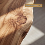 Rootmere Live Edge Solid Wood Coffee Table