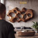 Rovian Sculpted Solid Wood Wall Art