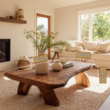 Rustic Live Edge Handcrafted Coffee Table - TimbeRustic Coffee Table