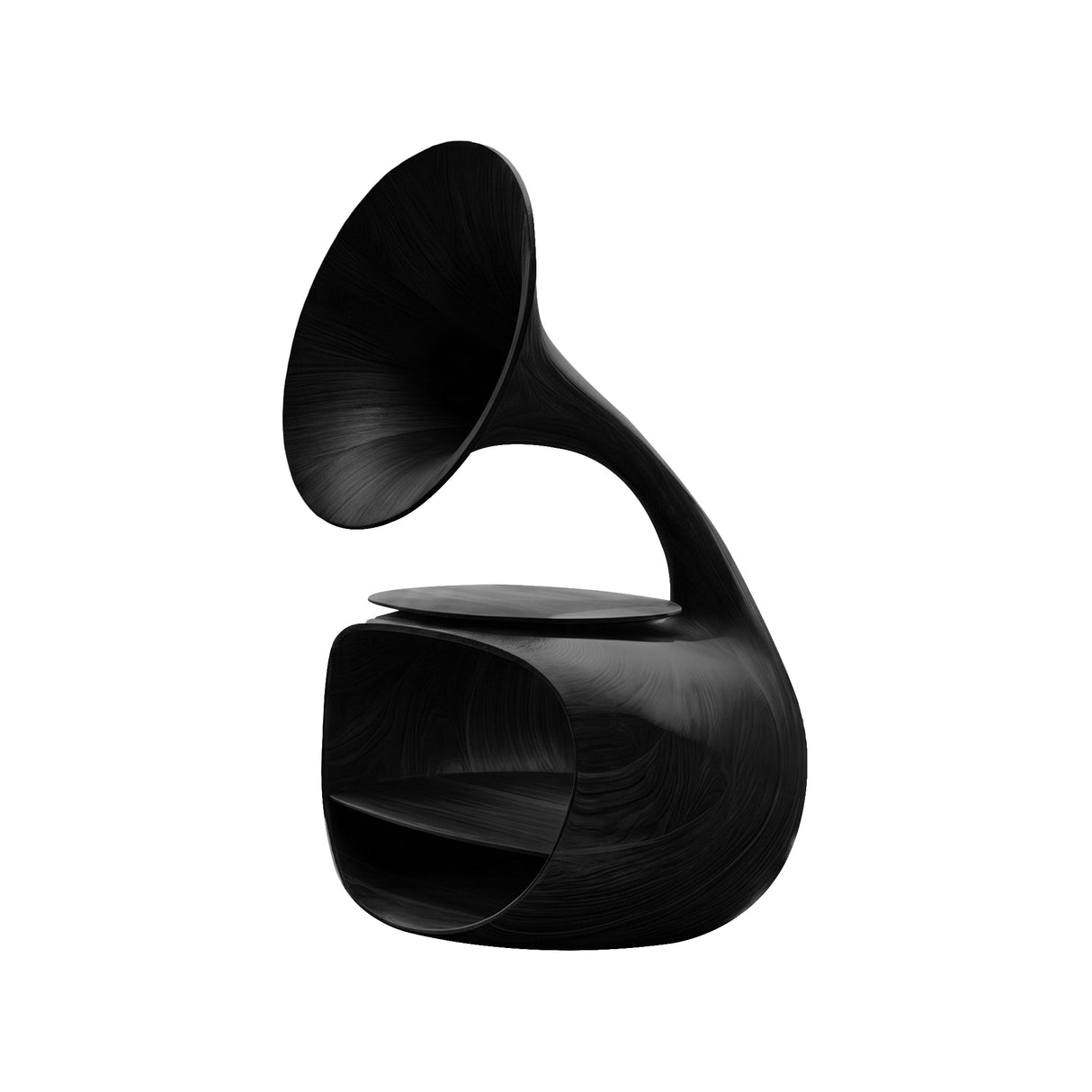 Sonovale Sculpted Solid Wood Record Player Stand