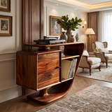 Sonvera Solid Wood Record Player Stand