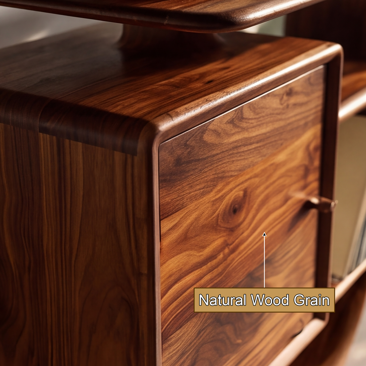 Sonvera Solid Wood Record Player Stand